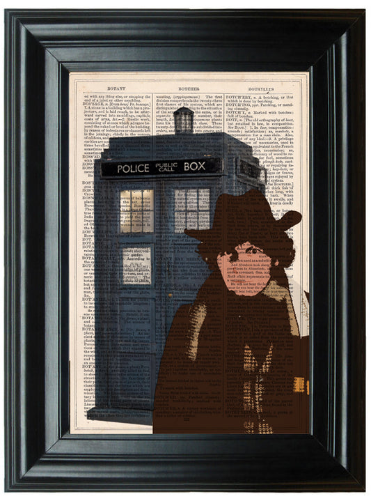 Tom Baker - Doctor Who and the Tardis