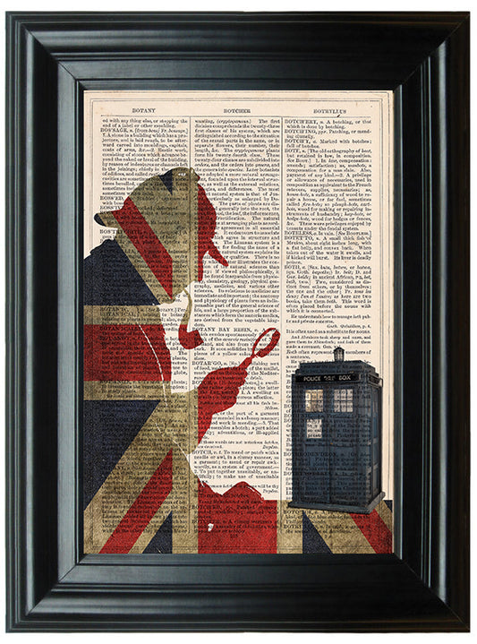 Sherlock Holmes Examines the Tardis