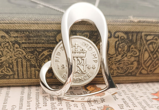 UK 1945 Sixpence coin necklace for an 80th birthday, 80th Birthday gifts for women